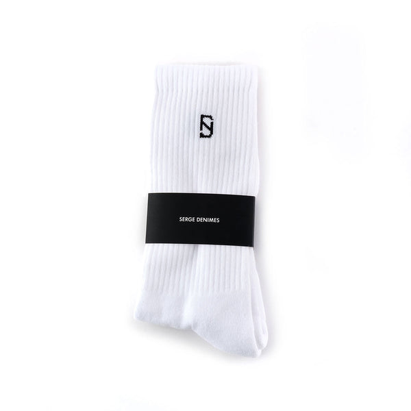 serge denimes White Icon Socks