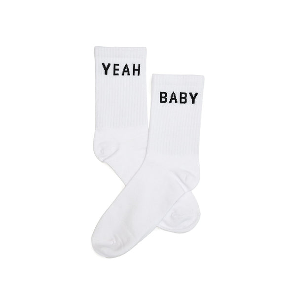 serge denimes White Yeah Baby Socks