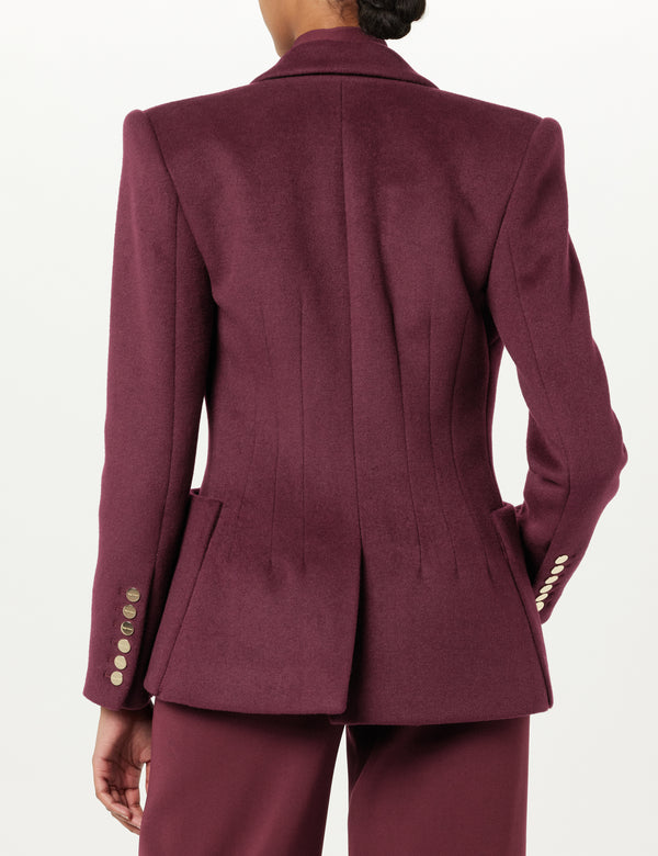 Sergio Hudson 12 Dart Short Coat Blazer