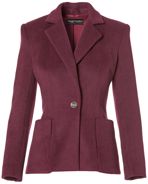sergio hudson 12 Dart Short Coat Blazer