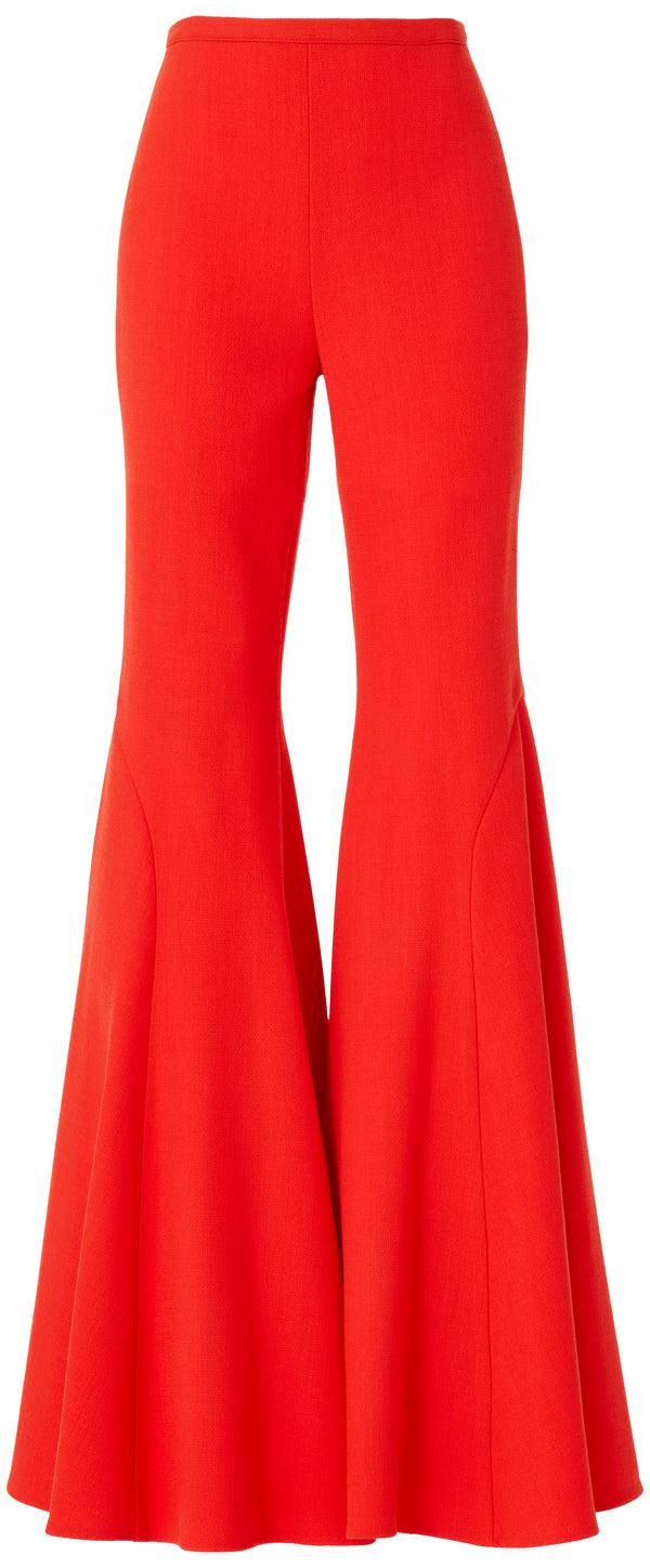 sergio hudson Bell Bottom Pant (Scarlet)