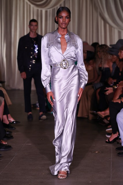 Sergio Hudson Bias Evening Skirt