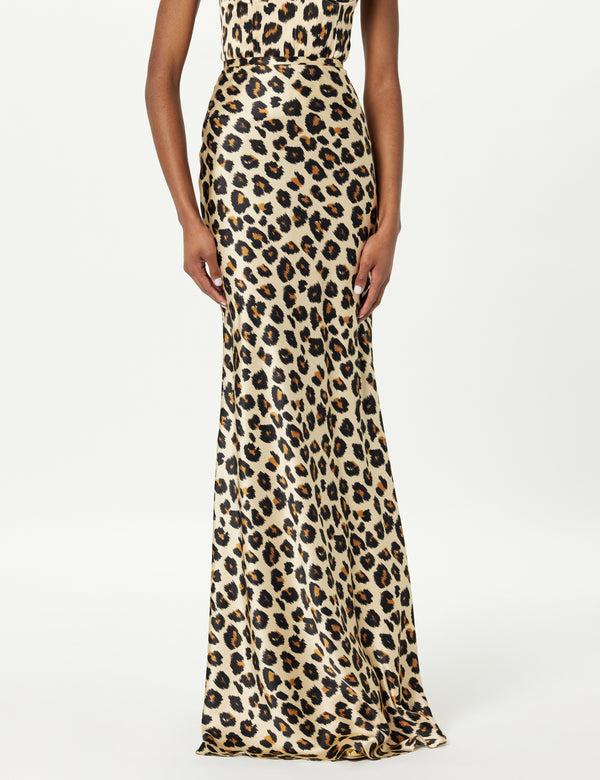 Sergio Hudson Bias Maxi Skirt