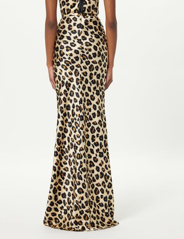 Sergio Hudson Bias Maxi Skirt