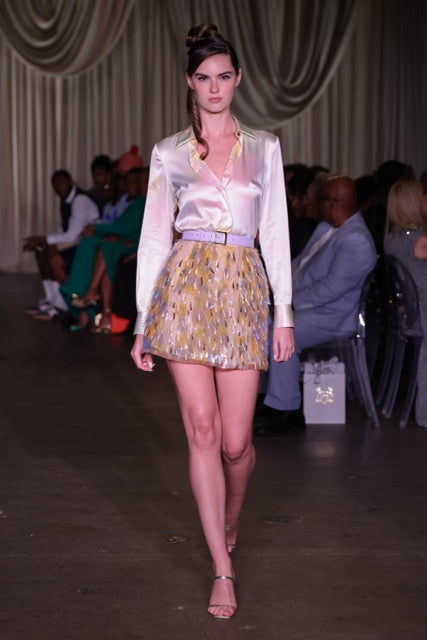 Sergio Hudson Button Down Blouse