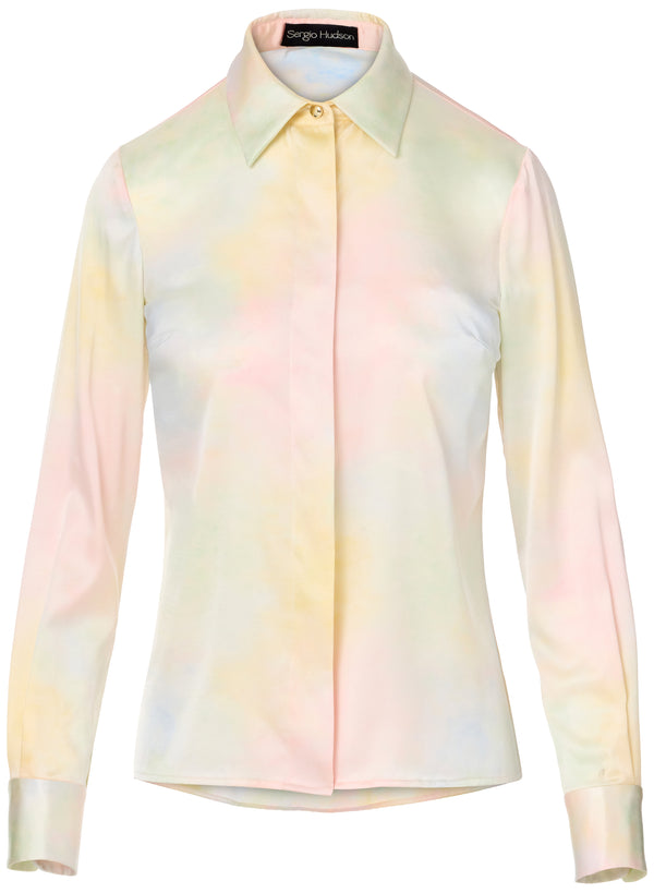 sergio hudson Button Down Blouse