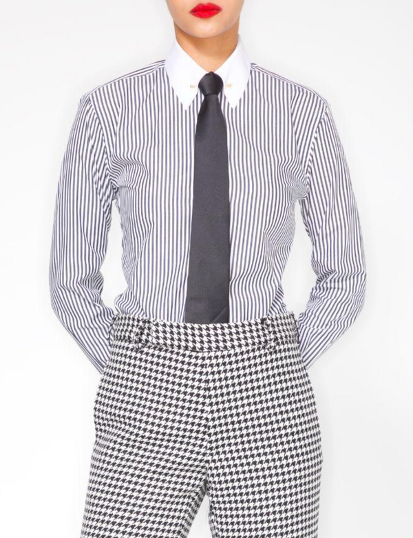 sergio hudson BUTTON DOWN BLOUSE (Tie not included)