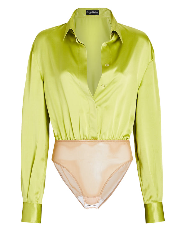 sergio hudson Button-Up Body Blouse