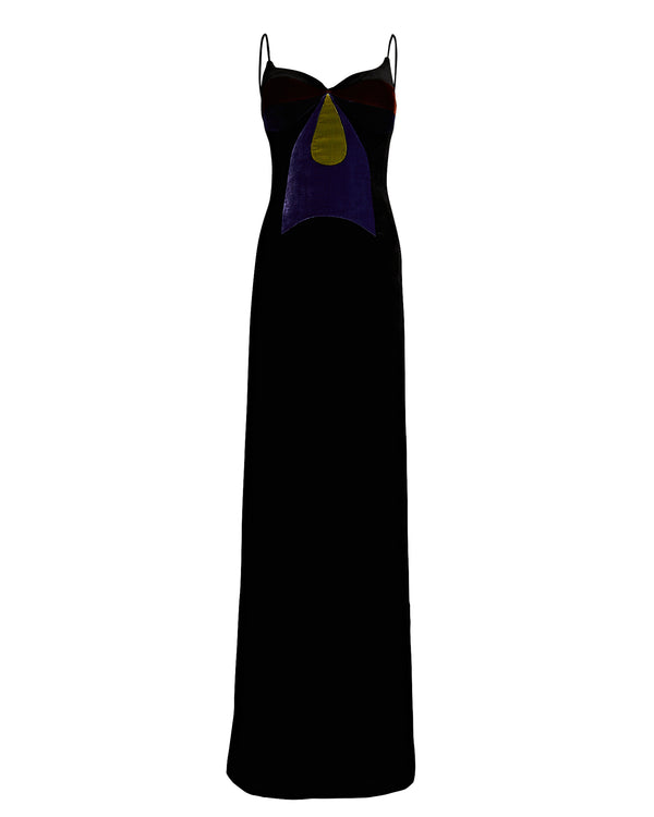 sergio hudson Color-block Sheath Gown