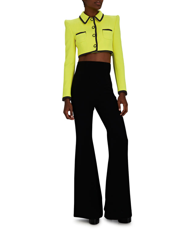 Sergio Hudson Cropped Frame Jacket