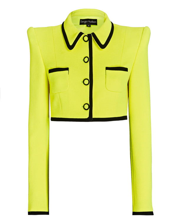 sergio hudson Cropped Frame Jacket