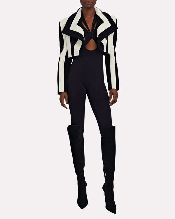 Sergio Hudson Cut Out Catsuit