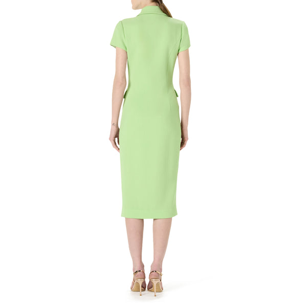 Sergio Hudson DB Button Up Midi Dress