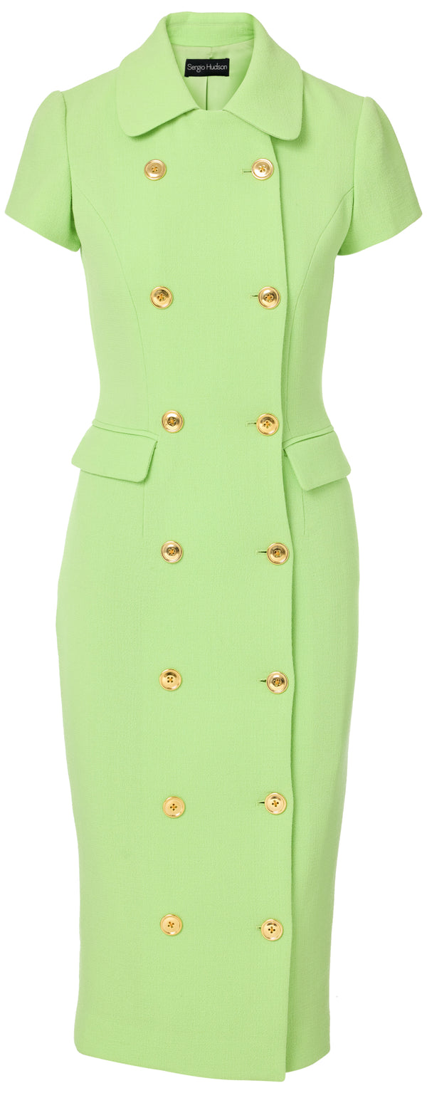 sergio hudson DB Button Up Midi Dress