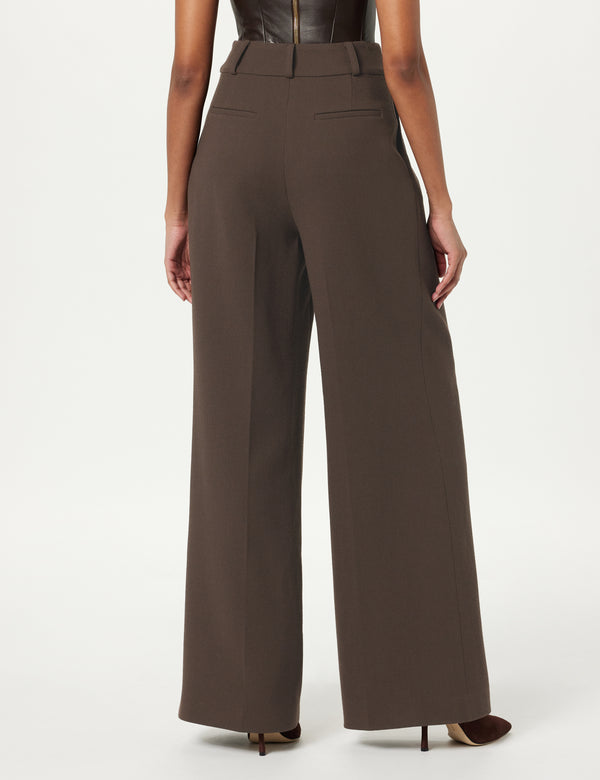 Sergio Hudson Deep Pleated Pant