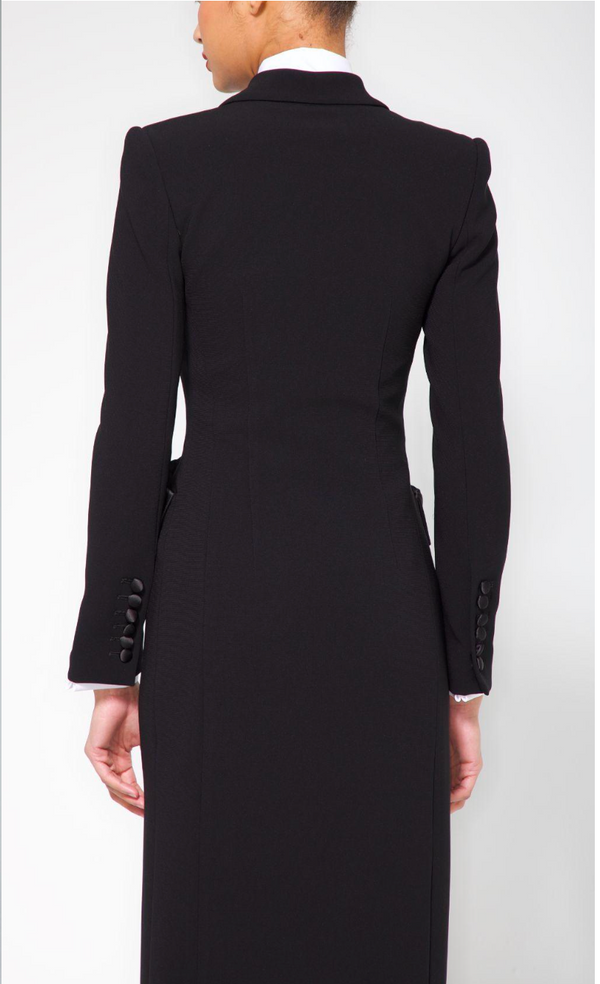 Sergio Hudson Double BREASTED TUXEDO GOWN