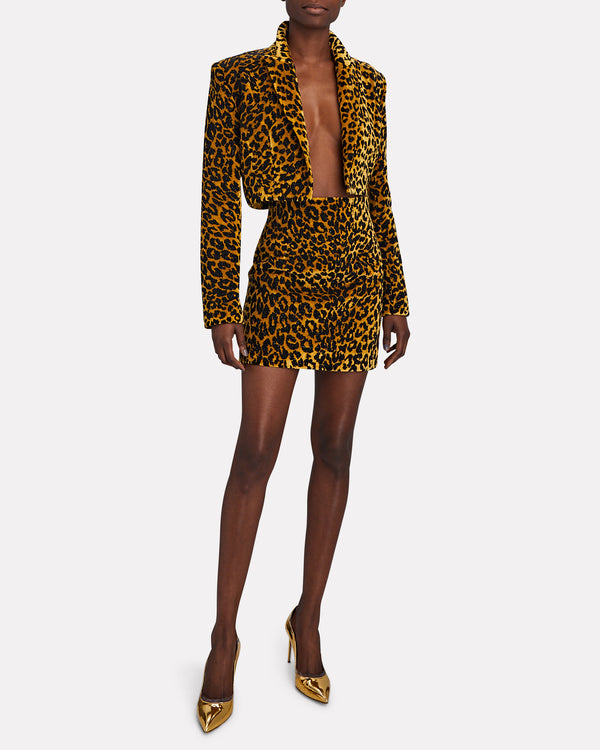 Sergio Hudson Embellished Cropped Blazer