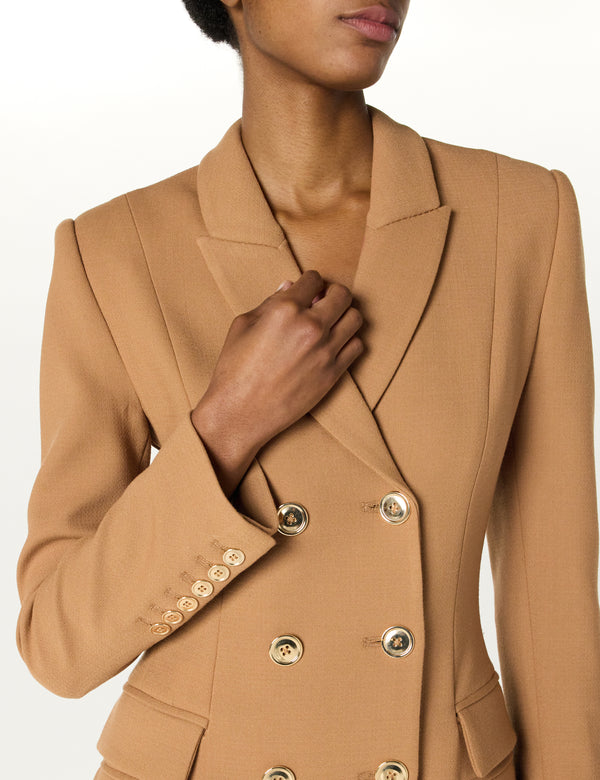 Sergio Hudson Fitted DB And Flap Jacket