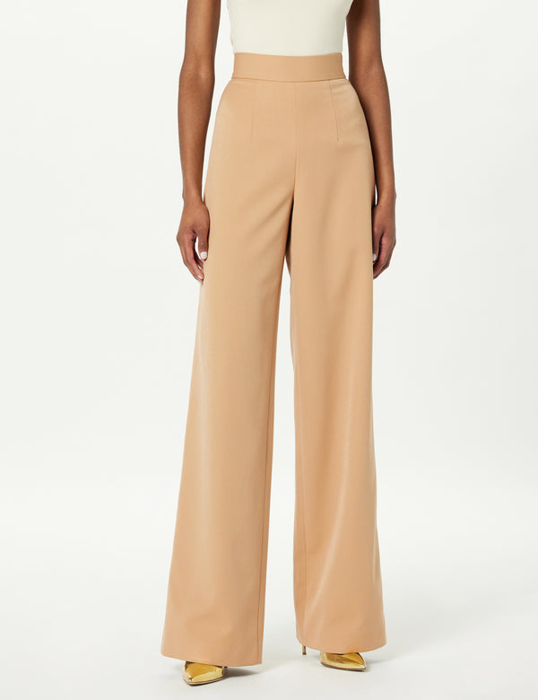 Sergio Hudson High Waist Wide Leg Pant