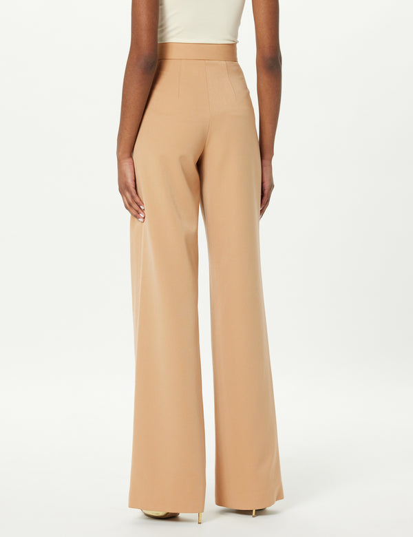 Sergio Hudson High Waist Wide Leg Pant