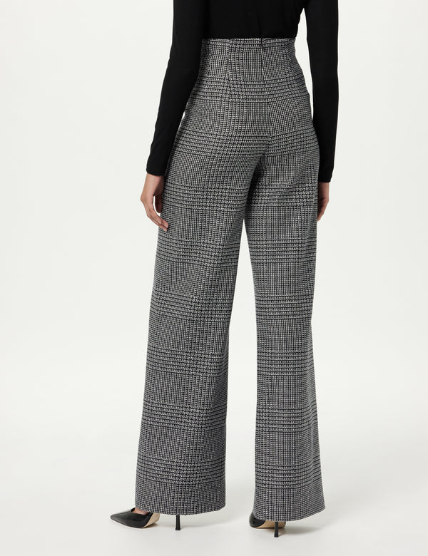 Sergio Hudson Houndstooth Signature Pant
