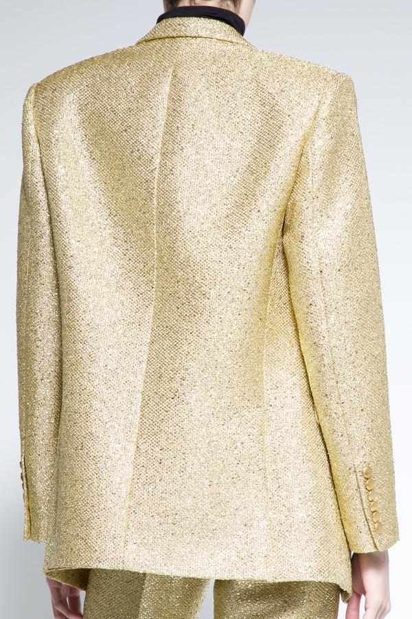 Sergio Hudson Metallic Tweed Blazer