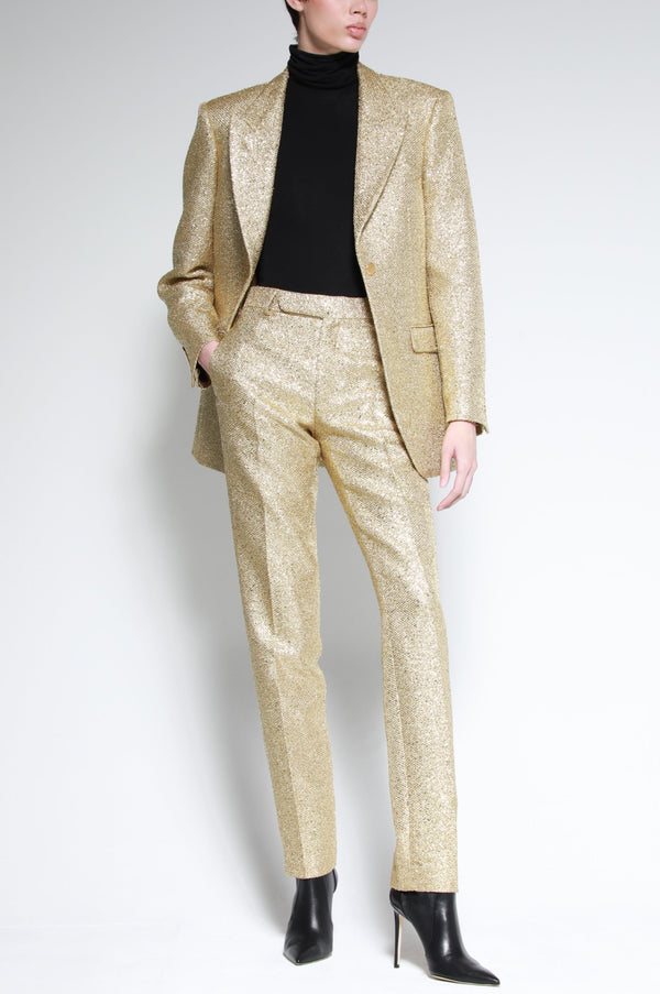 Sergio Hudson Metallic Tweed Blazer