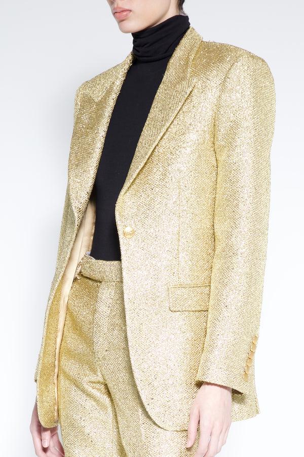 sergio hudson Metallic Tweed Blazer