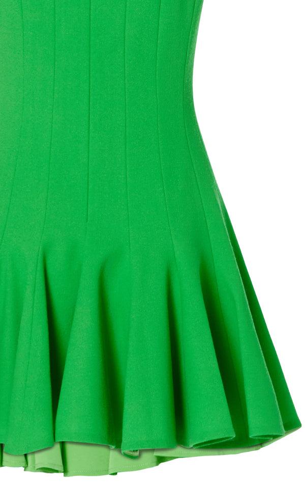 Sergio Hudson Multi-Seamed Mini Dress