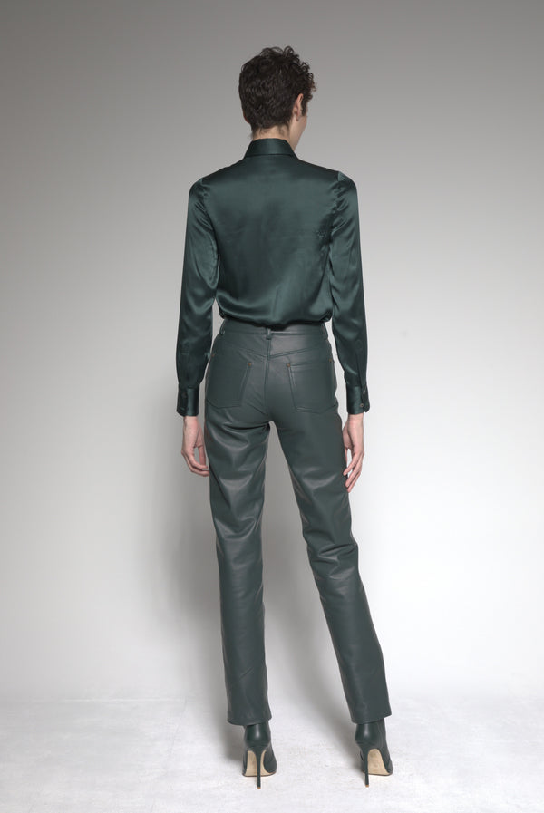 Sergio Hudson Neck Tie Silk Top