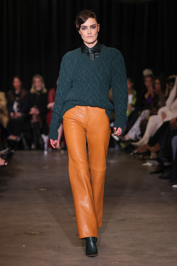 Sergio Hudson Neck Tie Silk Top