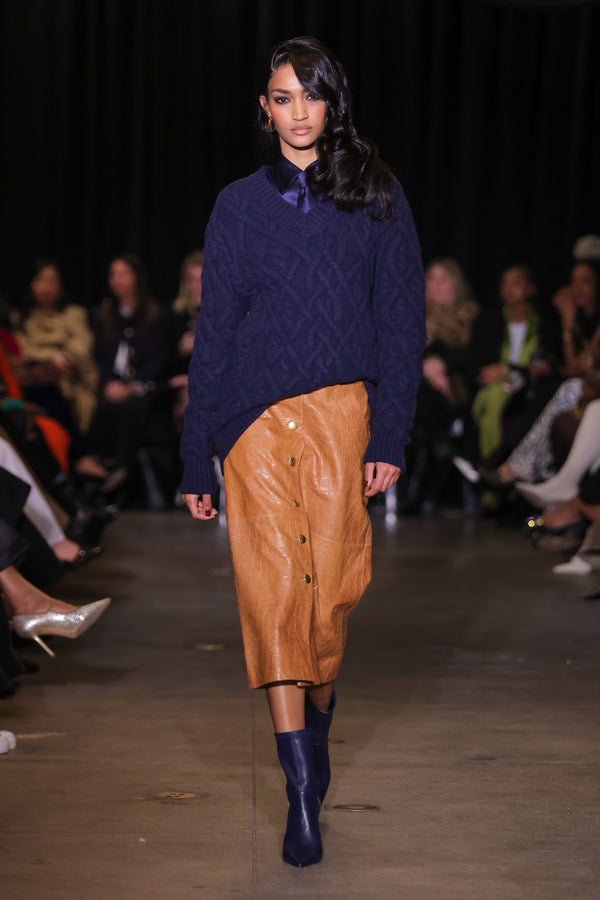 Sergio Hudson Neck Tie Silk Top