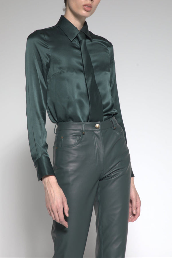sergio hudson Neck Tie Silk Top