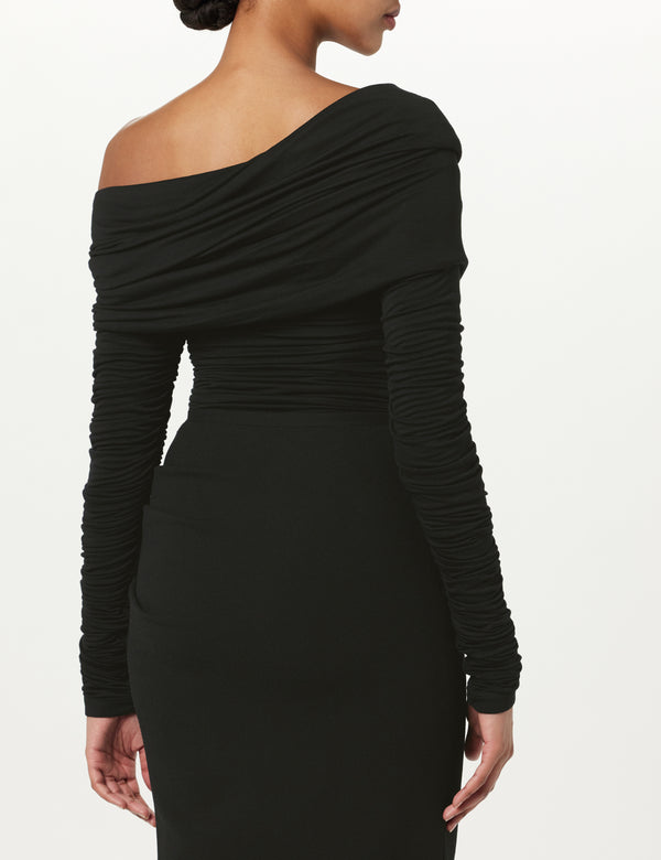 Sergio Hudson Off The Shoulder Bodysuit