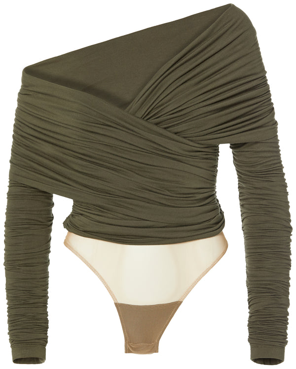 sergio hudson Off The Shoulder Bodysuit
