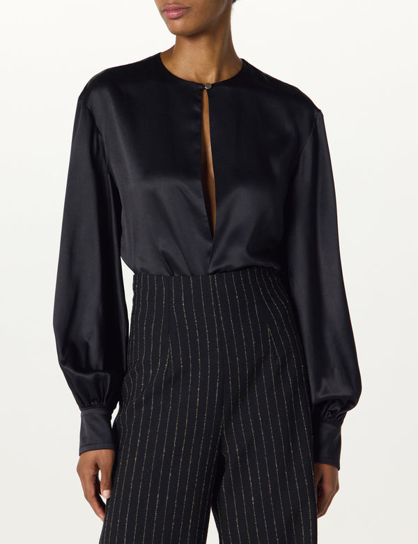 Sergio Hudson Open Slit Bodysuit