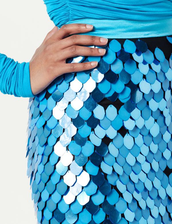 Sergio Hudson Paillette Maxi Skirt