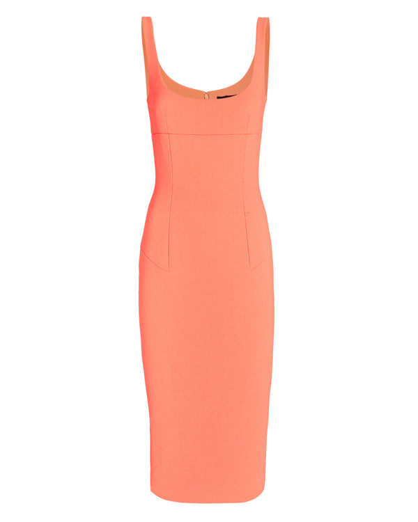 sergio hudson Paneled Tank Midi Dress