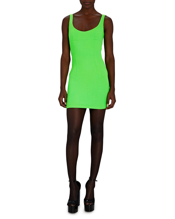 Sergio Hudson Paneled Tank Mini Dress