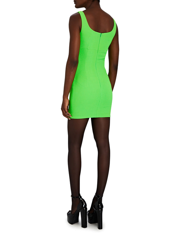 Sergio Hudson Paneled Tank Mini Dress