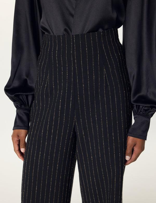 Sergio Hudson Pin Stripe Signature Pant