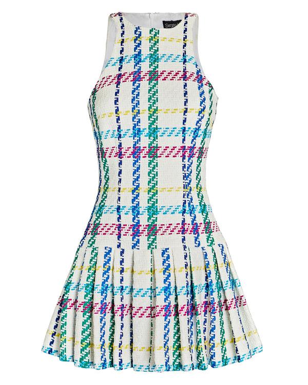 sergio hudson Racer Back Mini Dress