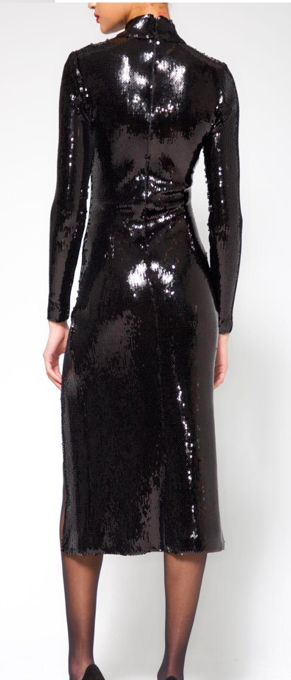 Sergio Hudson SEQUIN MIDI COCKTAIL DRESS