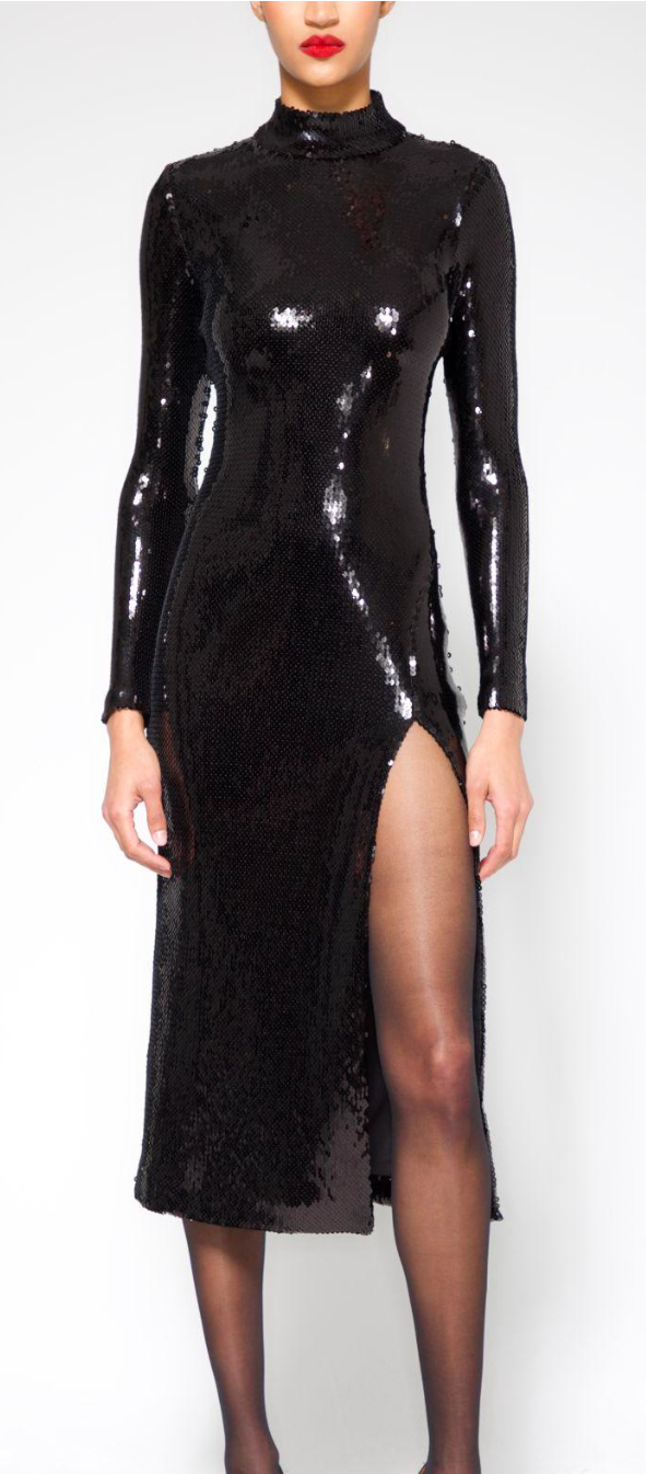 sergio hudson SEQUIN MIDI COCKTAIL DRESS
