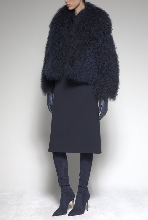 Sergio Hudson Short Fur Coat