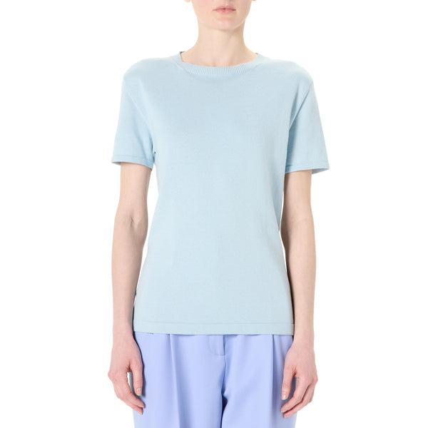 Sergio Hudson Short Sleeve CrewNeck Sweater