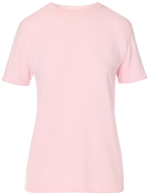 sergio hudson Short Sleeve Crewneck Sweater