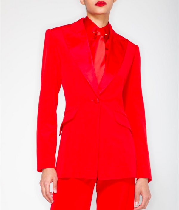 sergio hudson SILK TUXEDO JACKET