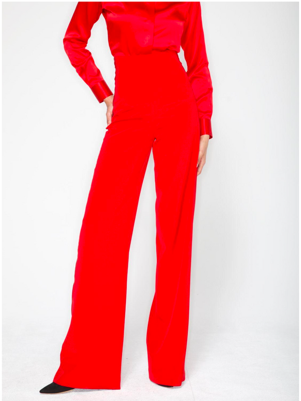 sergio hudson Silk TUXEDO SIGNATURE PANT