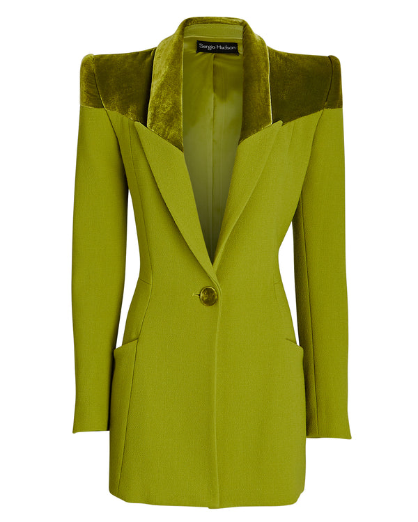 sergio hudson Single Panel Breast Blazer